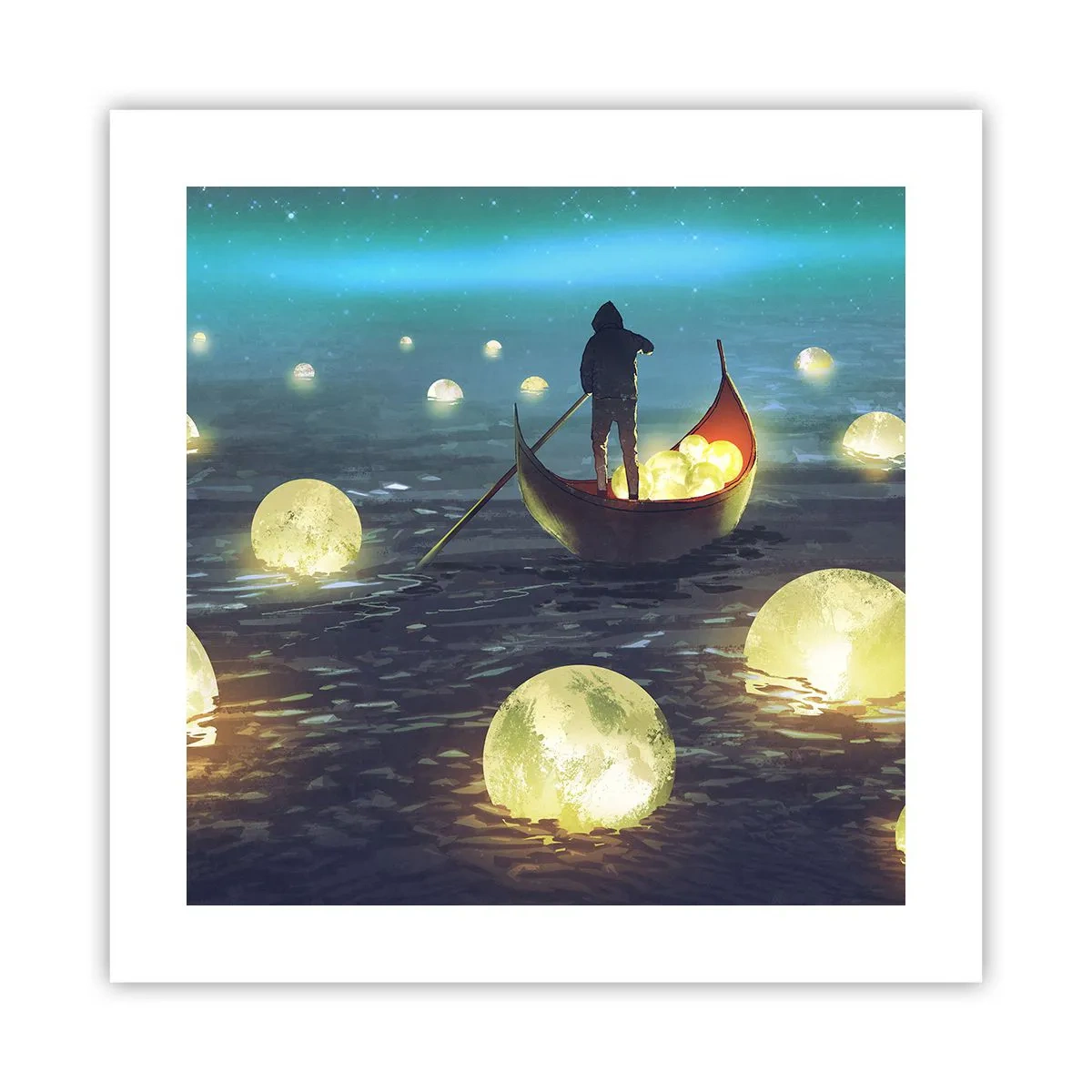 Affisch - Saker som filosoferna inte drömt om - 40x40 cm