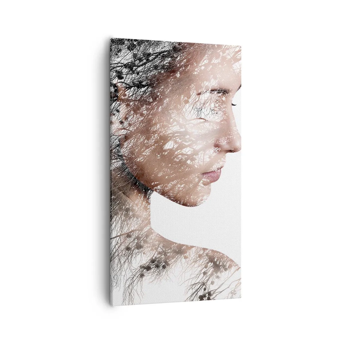 Canvastavla - Bild på duk - Skogens ande - 55x100 cm