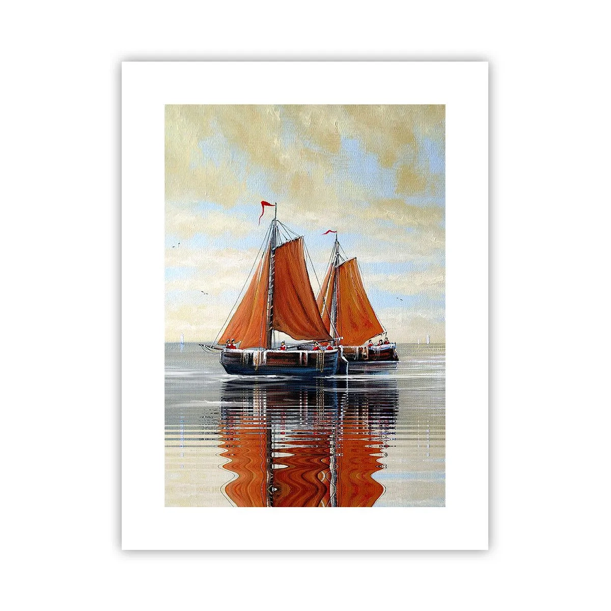 Affisch - Hej, segla seglaren… - 30x40 cm