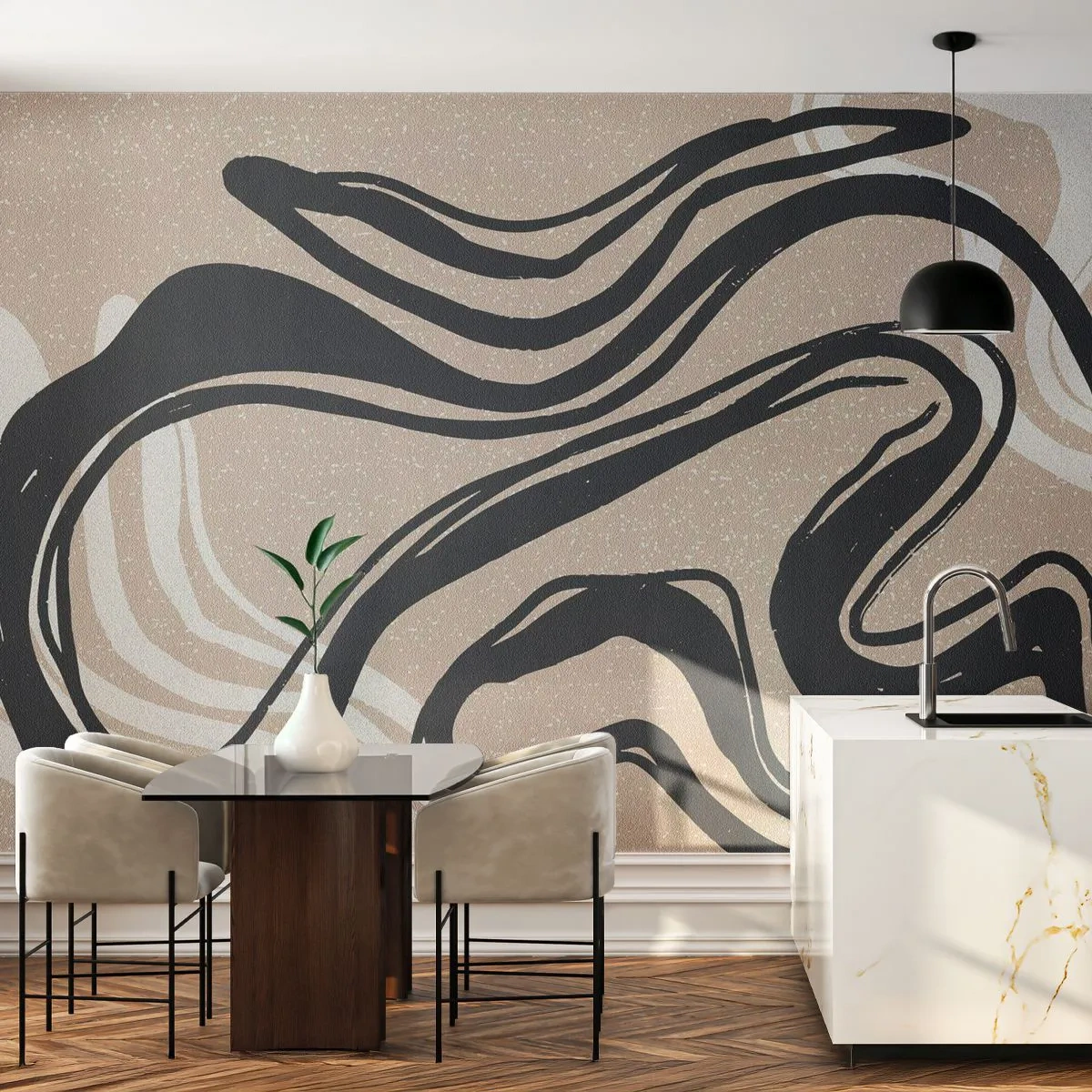 Fototapet på mått Standard Eco - Mångfaldigt uttryck - Minimalism, Boho, skandinavisk