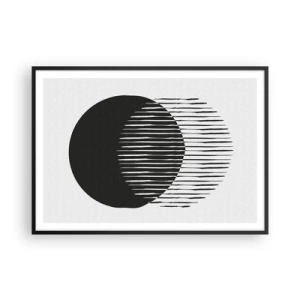 Affisch i svart ram - Hans alter ego - 100x70 cm