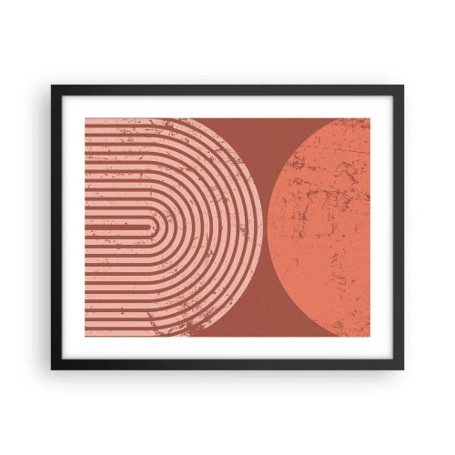 Affisch i svart ram - Nära relation - 50x40 cm