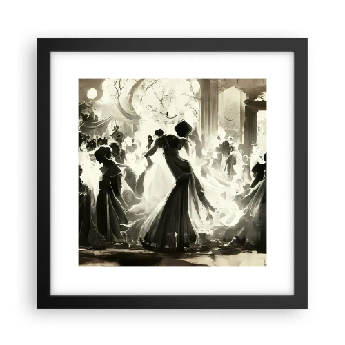 Affisch i svart ram - Stor maskerad - 30x30 cm