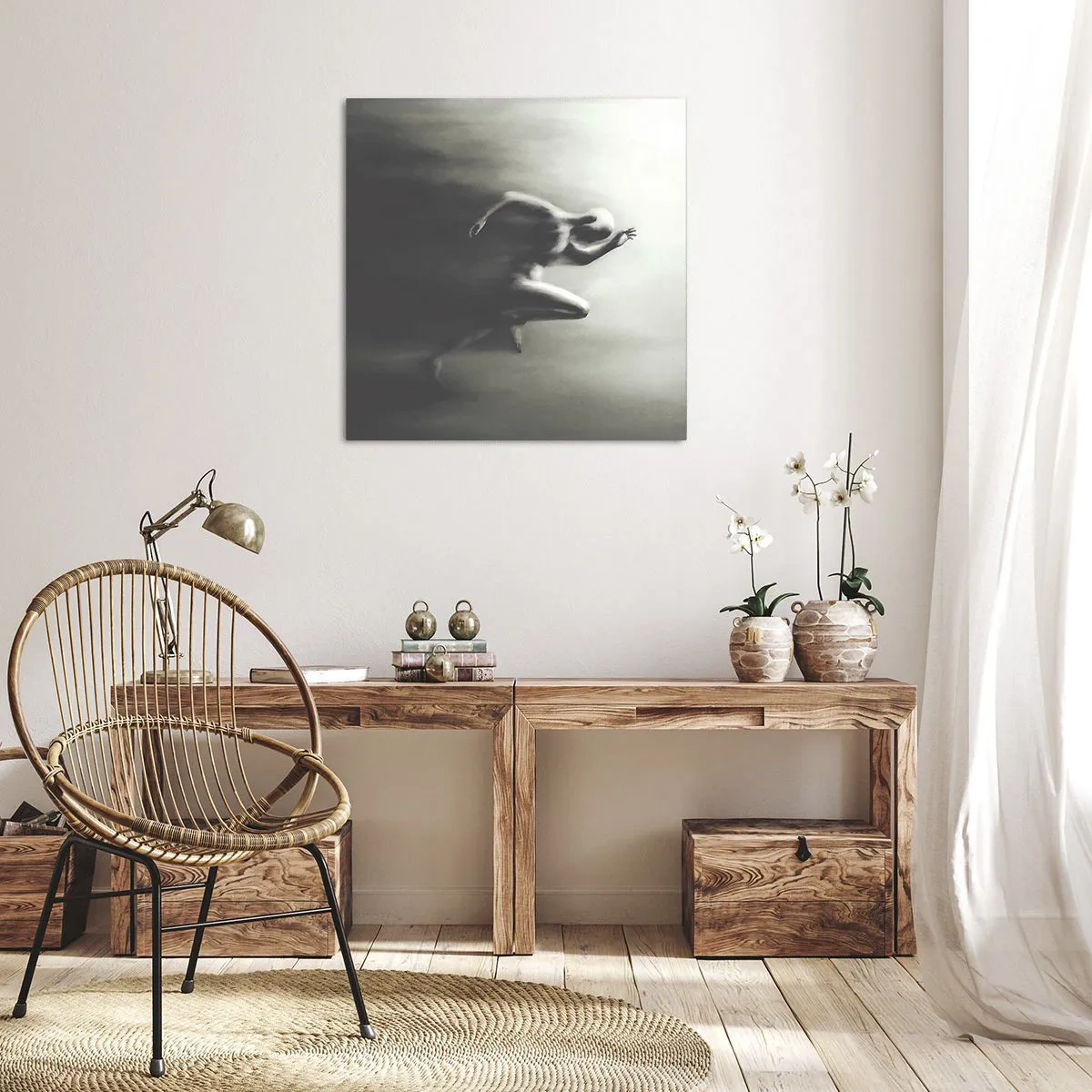 Canvastavla - Bild på duk - Omöjlig att stoppa - 60x60 cm