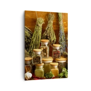 Canvastavla - Bild på duk - Trolldom i köket - 70x100 cm