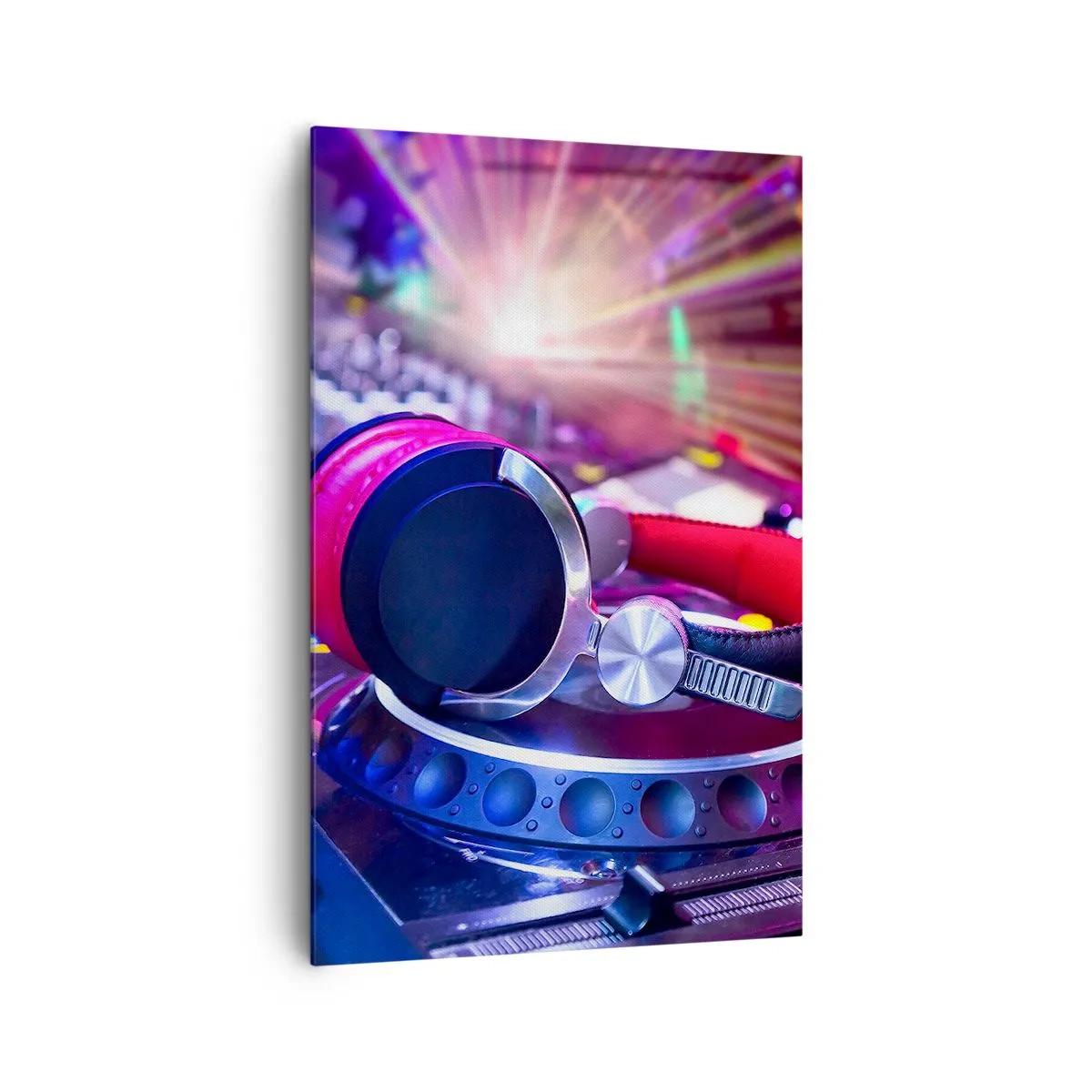 Canvastavla - Bild på duk - Låt partyt börja - 80x120 cm