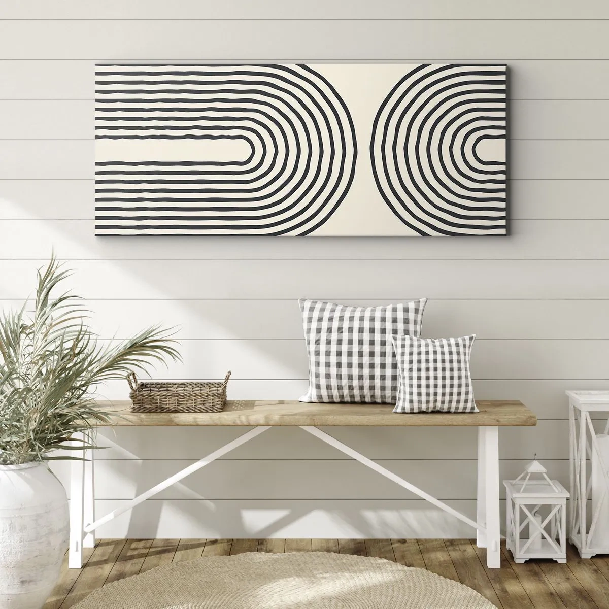 Canvastavla - Bild på duk - Om en stund... - 100x40 cm