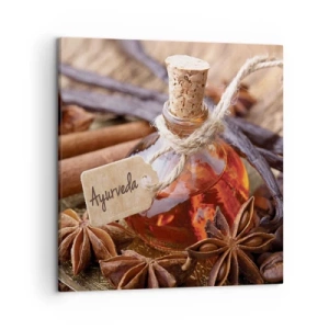 Canvastavla - Bild på duk - Mot kroppens och själens enighet - 50x50 cm