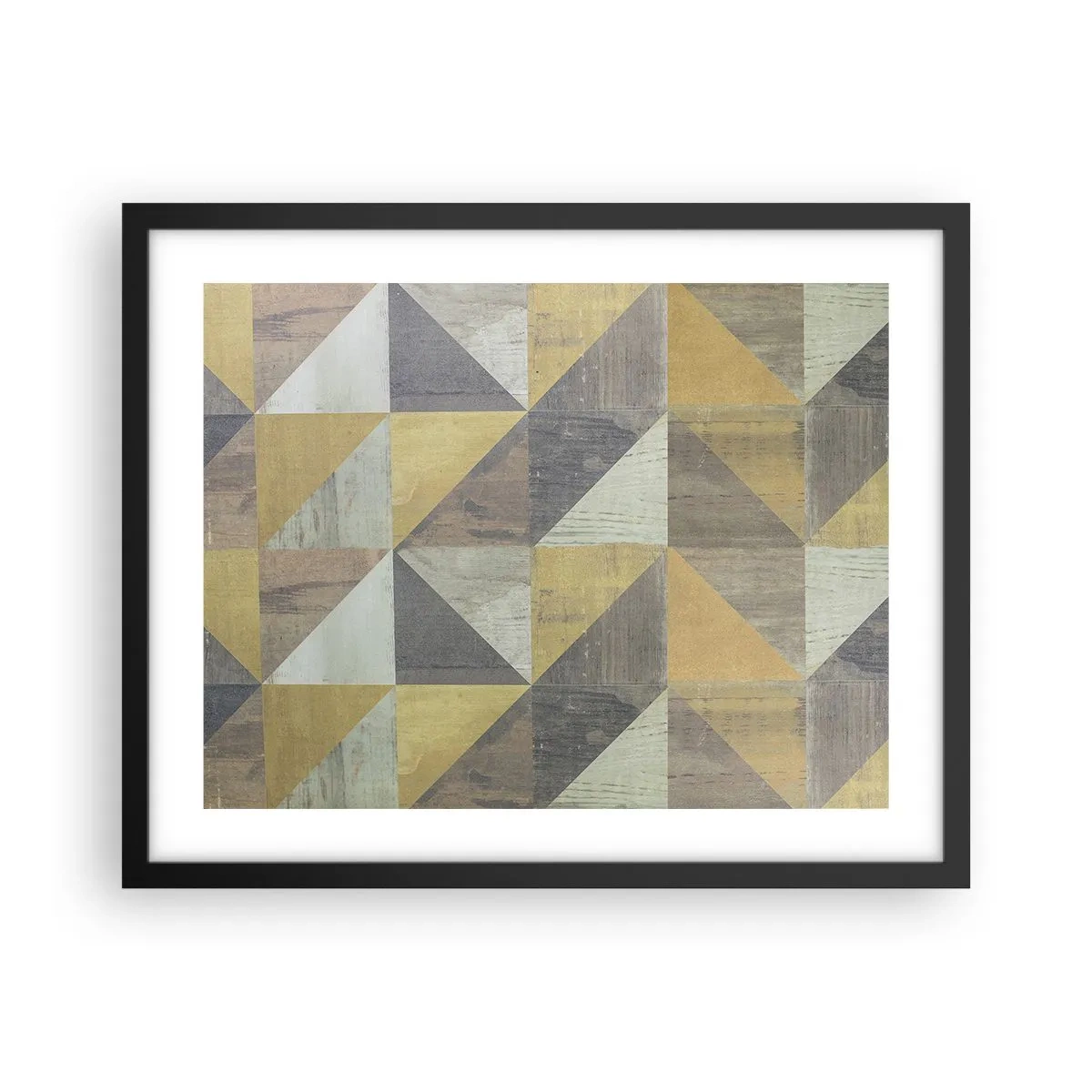 Affisch i svart ram - Under triangelns vinkel - 50x40 cm