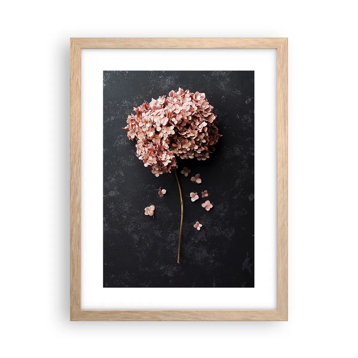 Affisch i ram av ljusek - Ett verkligt romantiskt tecken - 30x40 cm