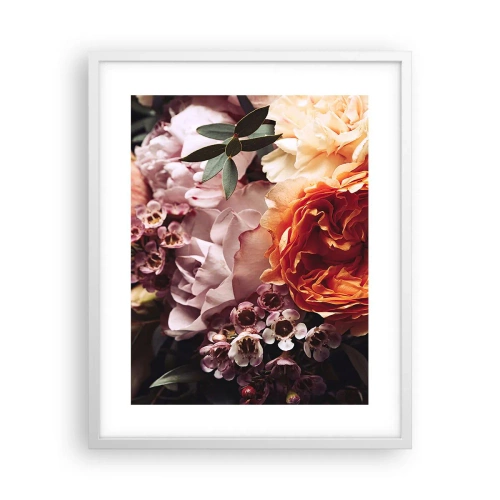 Affisch i vit ram - Omgärdade av skönhet - 40x50 cm