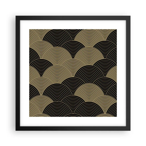 Affisch i svart ram - Enighet i mångfald - 40x40 cm