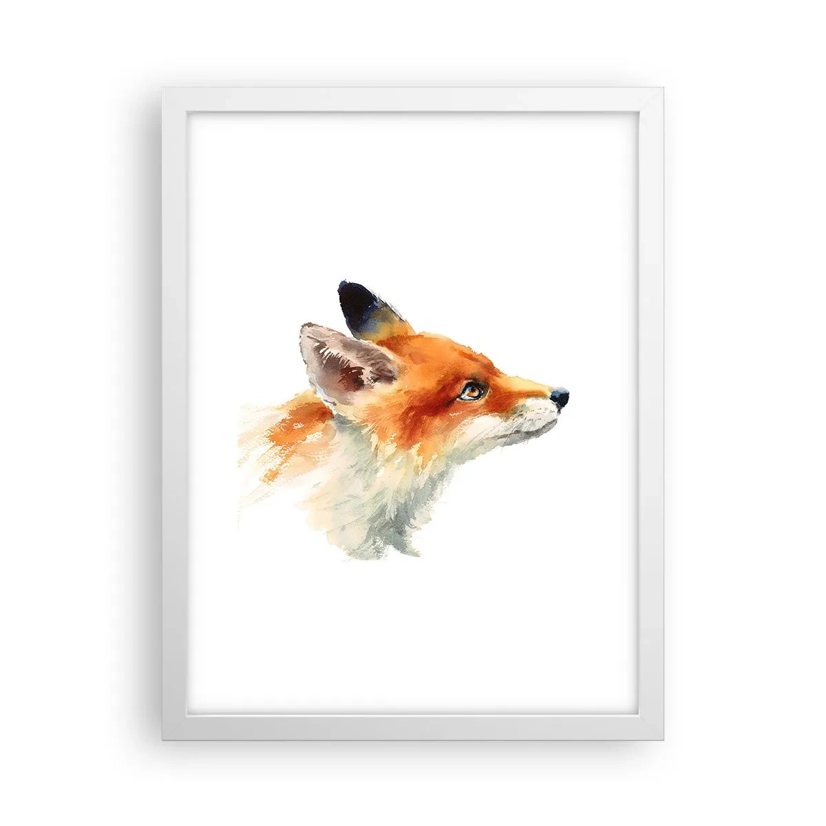 Affisch i vit ram - Försiktighet skadar aldrig - 30x40 cm