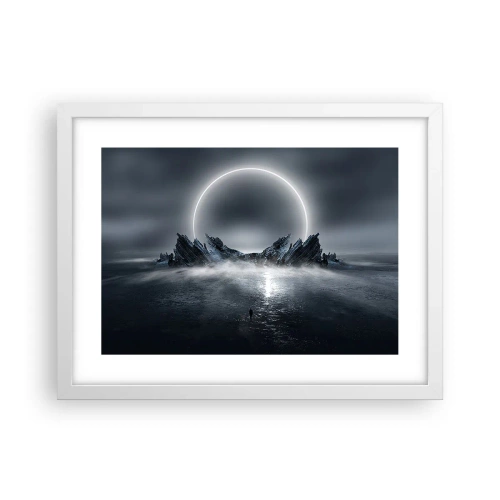 Affisch i vit ram - En berättelses final - 40x30 cm