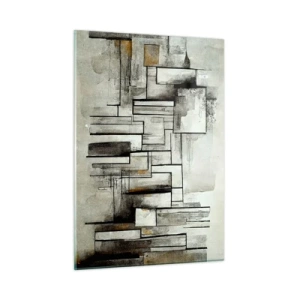 Glastavla - Bild på glas - Kraften i enkelhet - 50x70 cm