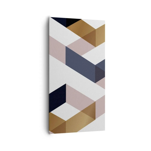 Canvastavla - Bild på duk - Plan och vinklar - 65x120 cm