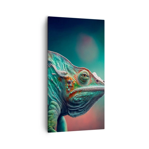 Canvastavla - Bild på duk - Ser du mig? Inte bra… - 55x100 cm