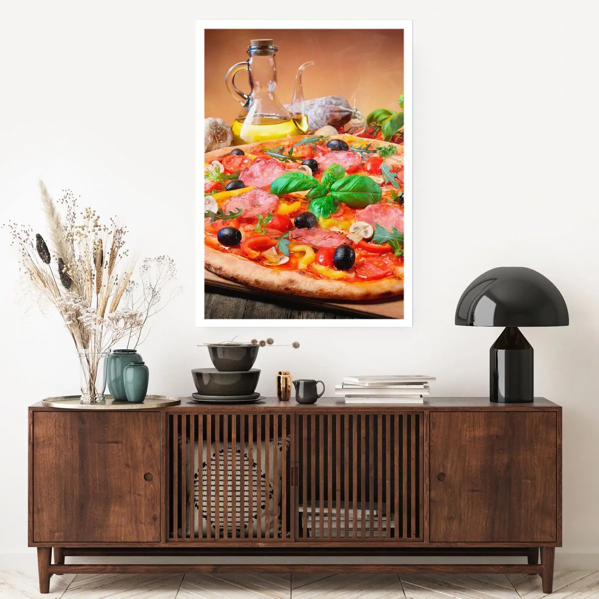 Affisch - Med riktig italiensk smak - 30x40 cm