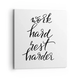 Canvastavla - Bild på duk - Livsbalans - 70x70 cm