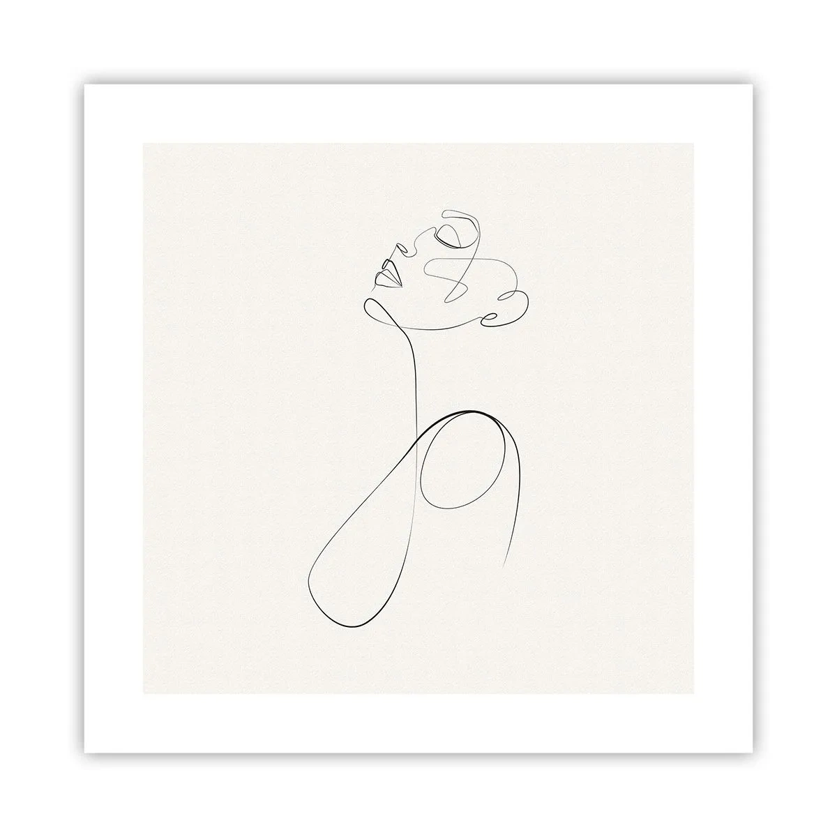 Affisch - Förvirrad i drömmarna - 40x40 cm