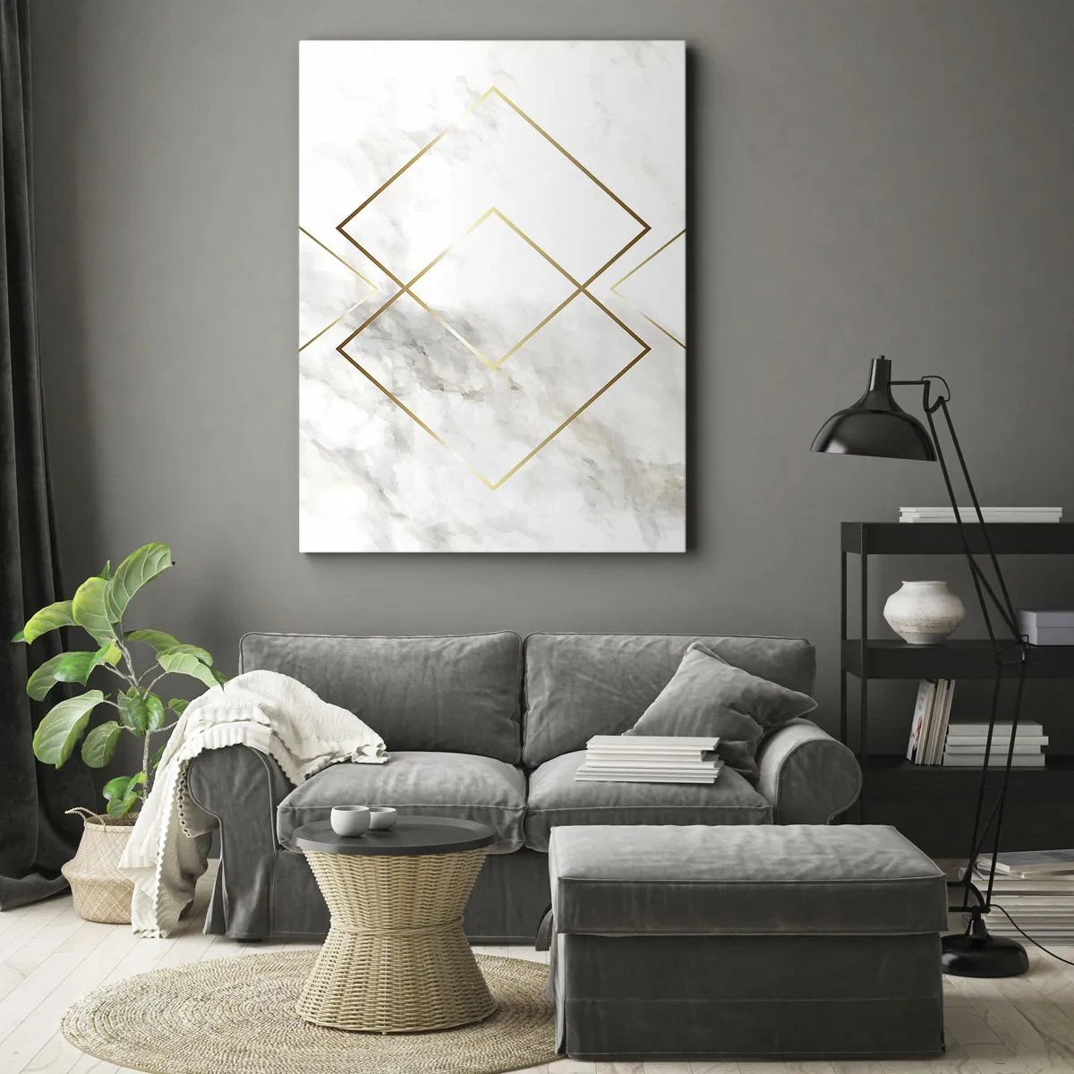 Canvastavla - Bild på duk - Utsikt över oändlighet - 50x70 cm