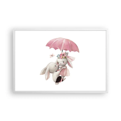 Affisch i vit ram - Det är just kärlek - 91x61 cm