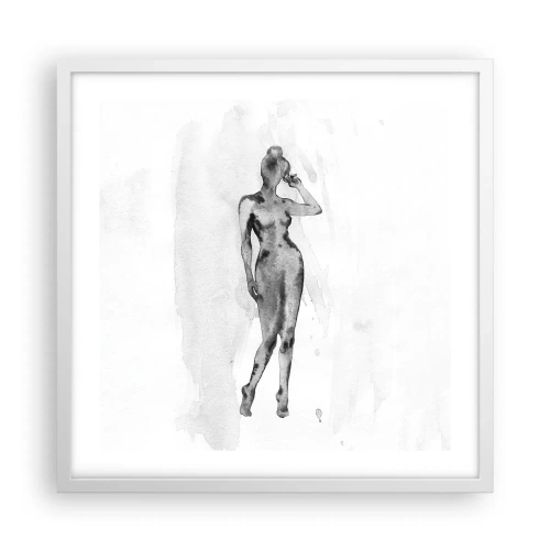 Affisch i vit ram - En studie om kvinnlighetens perfektion - 50x50 cm