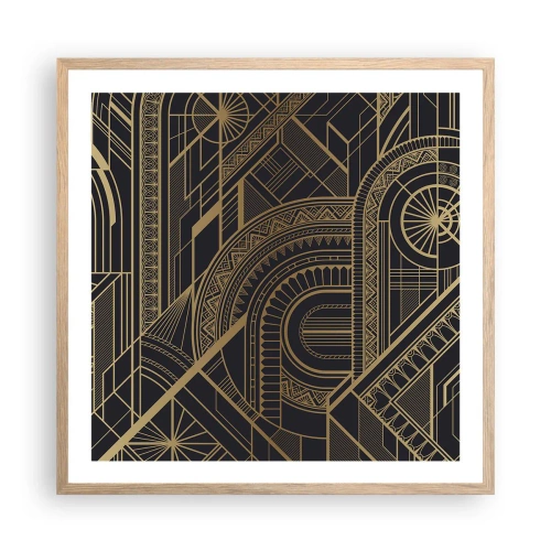 Affisch i ram av ljusek - Koncept, idéer, planer - 60x60 cm