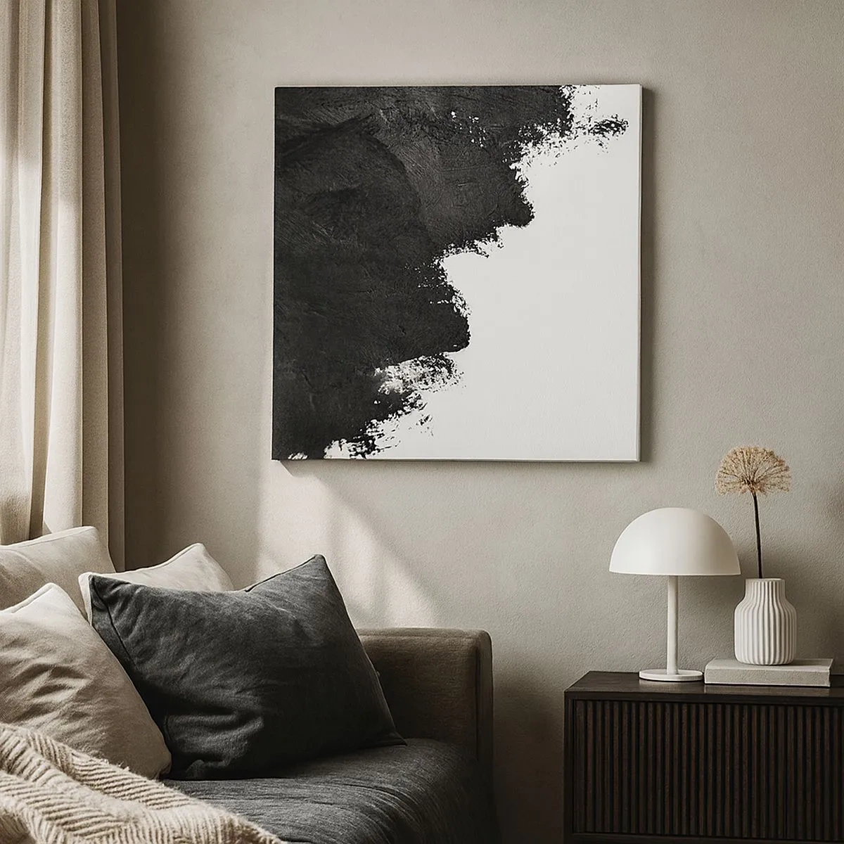 Canvastavla - Bild på duk - Element: jord - 30x30 cm