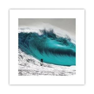 Affisch - Utmaningen accepterad - 30x30 cm