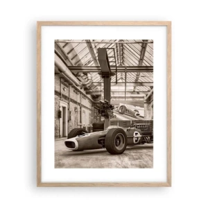 Affisch i ram av ljusek - Segrarens vila - 40x50 cm