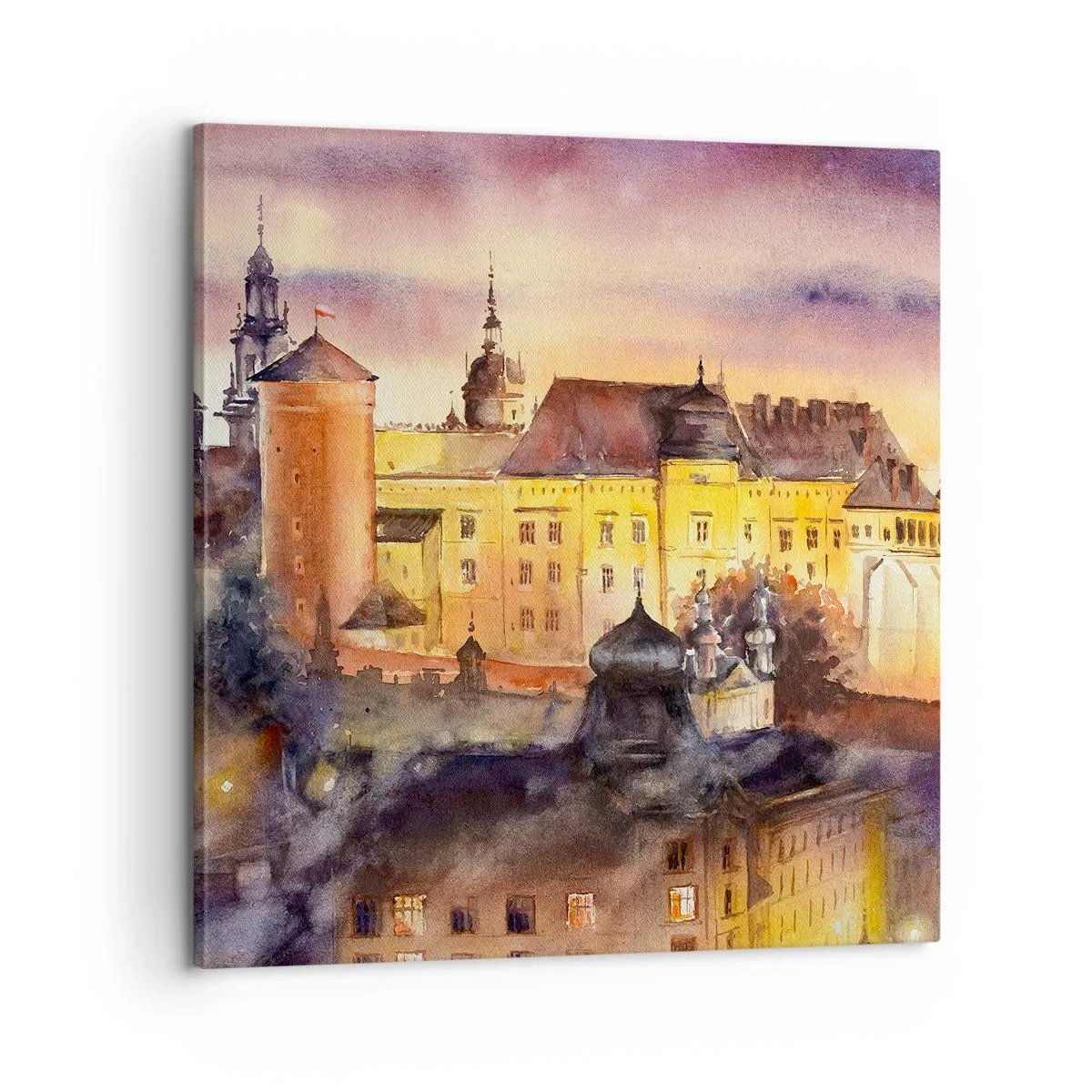 Canvastavla - Bild på duk - En historia och en berättelse - 60x60 cm