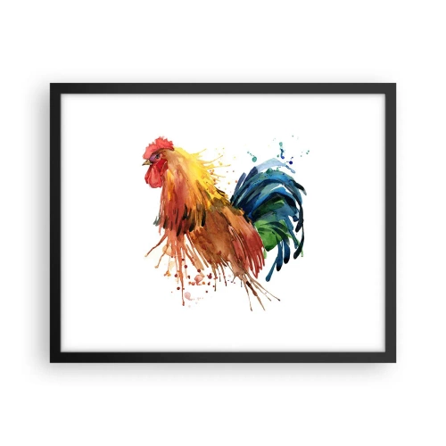 Affisch i svart ram - Kungliga kläder, kunglig stolthet - 50x40 cm