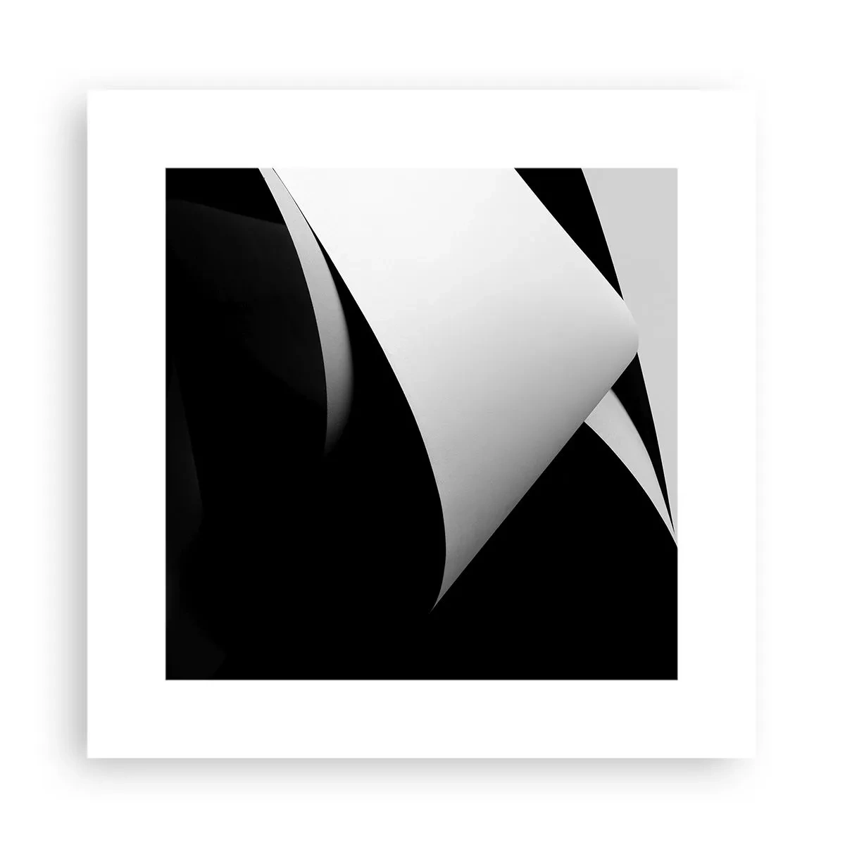 Affisch - Ljusplan från skuggornas djup - 30x30 cm