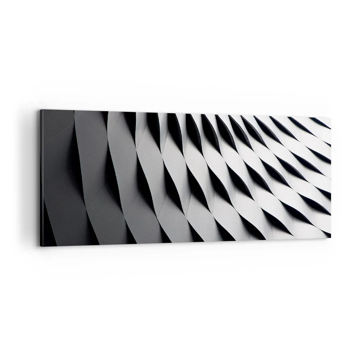 Canvastavla - Bild på duk - På vågornas yta - 100x40 cm