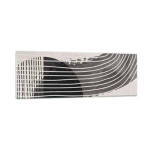 Glastavla - Bild på glas - Dit och tillbaka - 90x30 cm
