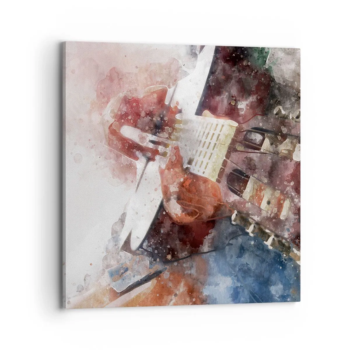 Canvastavla - Bild på duk - Vad tycker du om det? - 70x70 cm