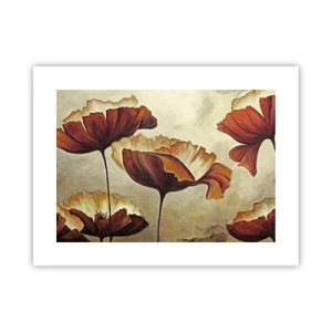 Affisch - Ängsblommor - 40x30 cm