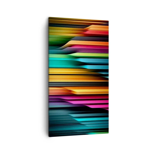 Canvastavla - Bild på duk - Lysande orgel - 45x80 cm