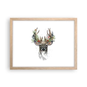 Affisch i ram av ljusek - I högtidskläder - 40x30 cm