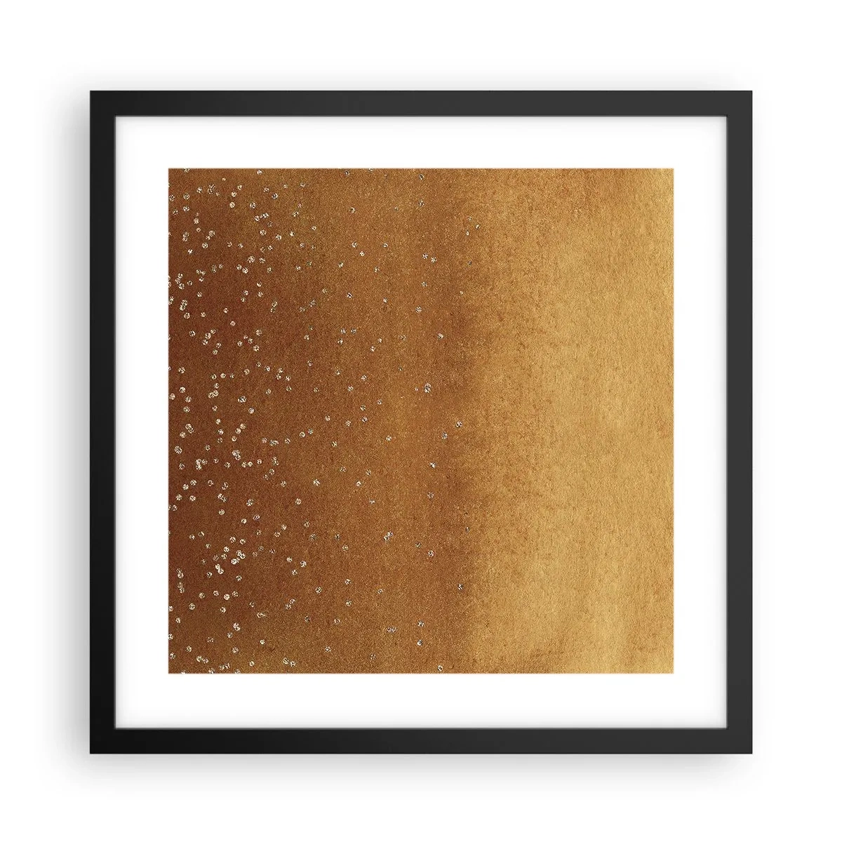 Affisch i svart ram - Ljusets födsel - 40x40 cm