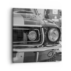 Canvastavla - Bild på duk - Kör hårt - 40x40 cm