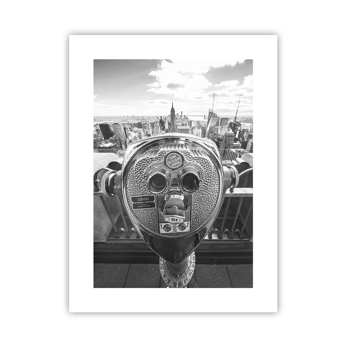 Affisch - Stad över städerna - 30x40 cm