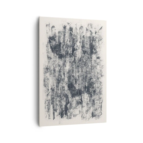 Canvastavla - Bild på duk - Dimmig komposition - 70x100 cm