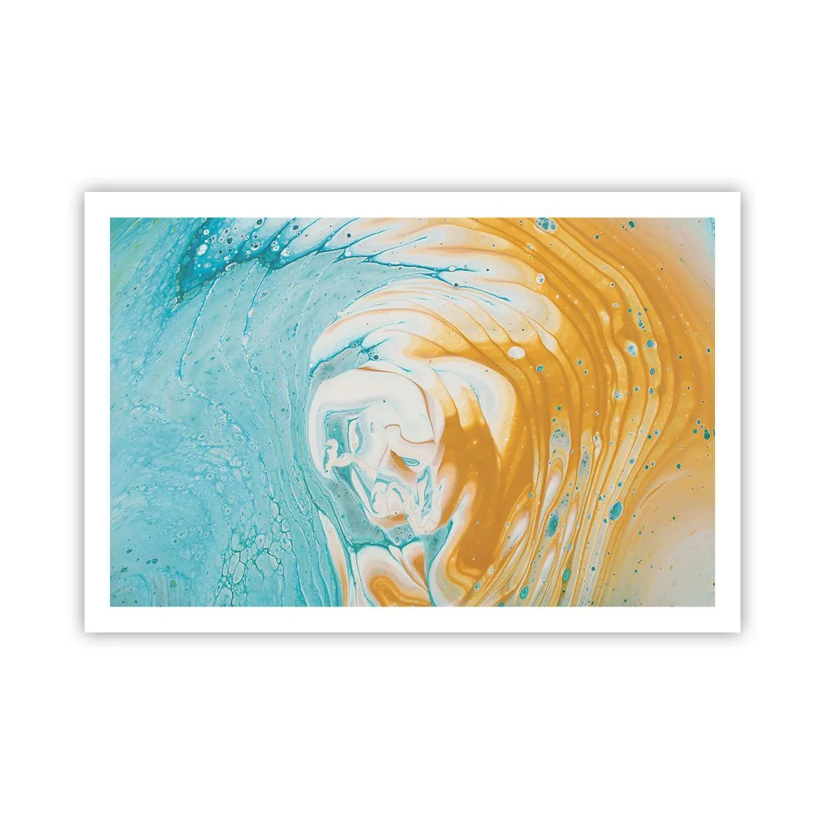 Affisch - Pastellfärgad virvel - 91x61 cm
