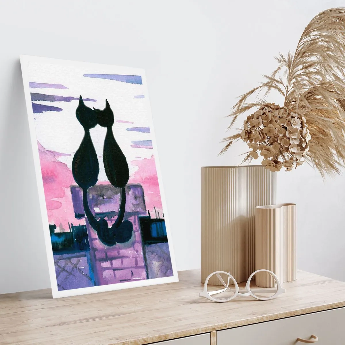 Affisch - Rendez-vous under månen - 50x70 cm
