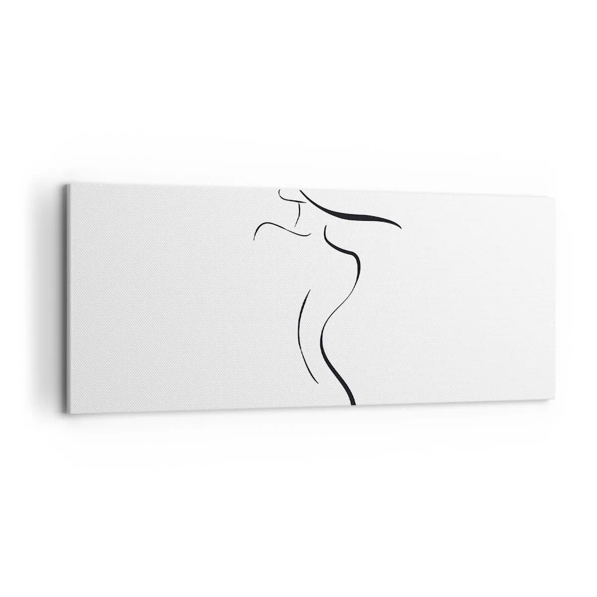 Canvastavla - Bild på duk - Svårfångad som en våg - 120x50 cm