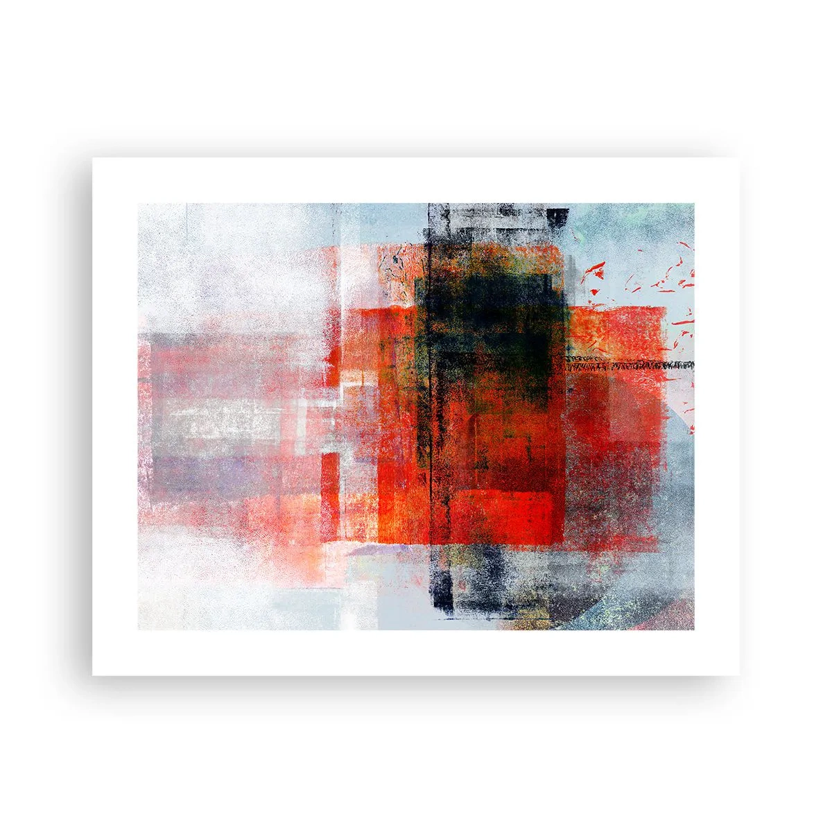 Affisch - Glödande komposition - 50x40 cm