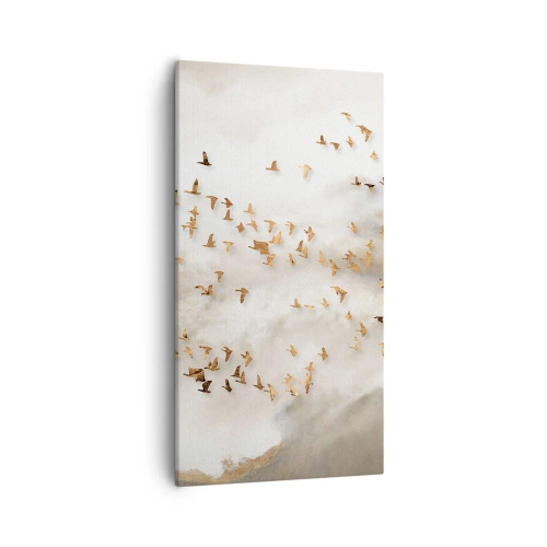 Canvastavla - Bild på duk - Det är dags... - 55x100 cm