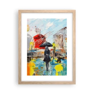 Affisch i ram av ljusek - Parislegender - 30x40 cm